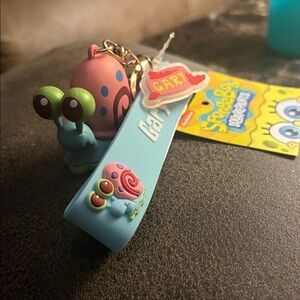 💥NWT💥Sponge Bob “Gary” KeyChain 💥
